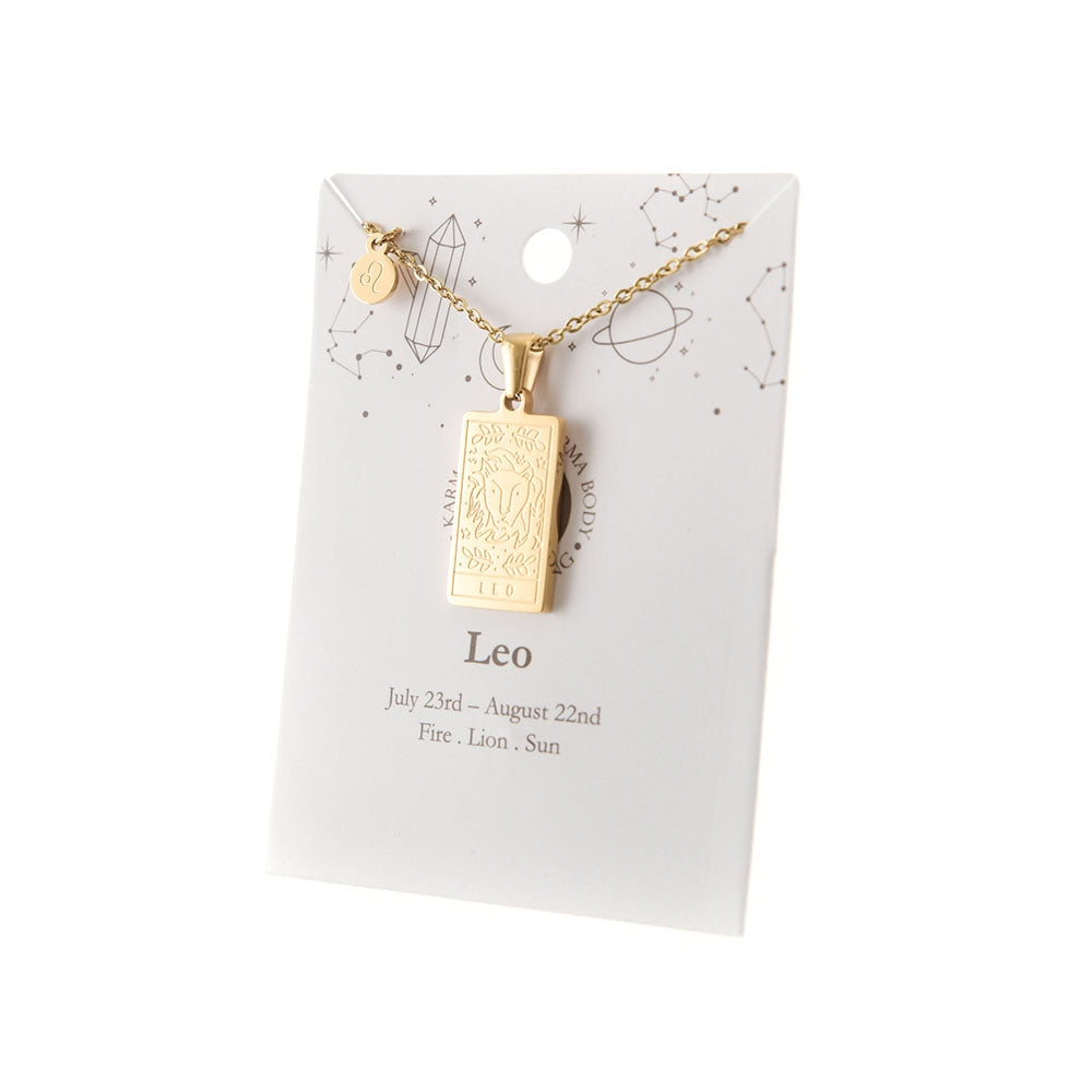 Zodiac Gold Plated Necklace - Karma Living