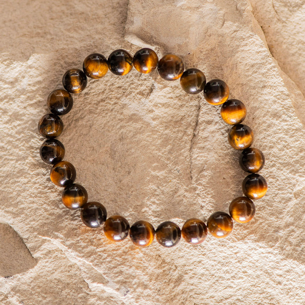 Tigers Eye Gemstone Bracelet Karma Living