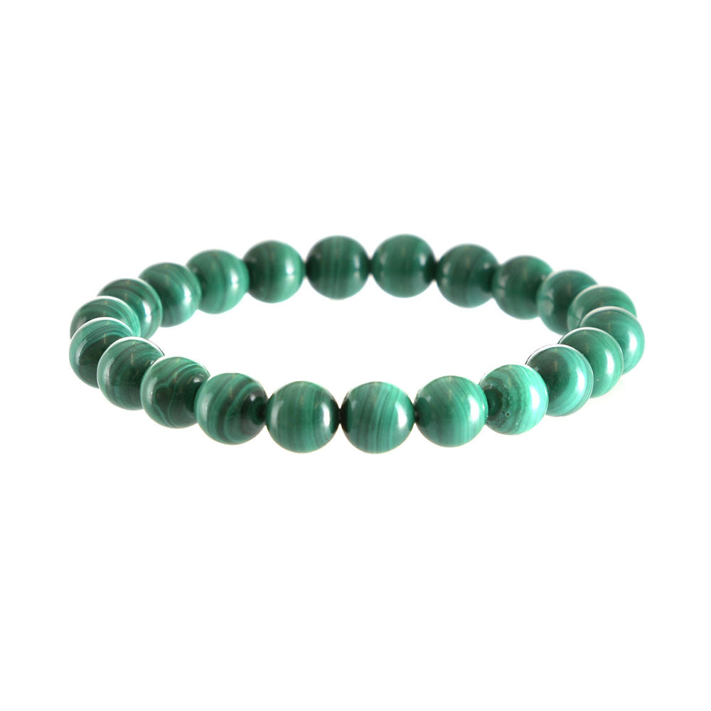 Malachite store bead bracelet