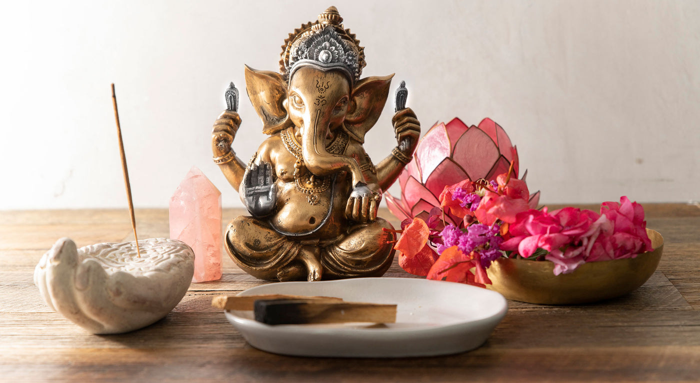 Ganesha and Hindu Statues