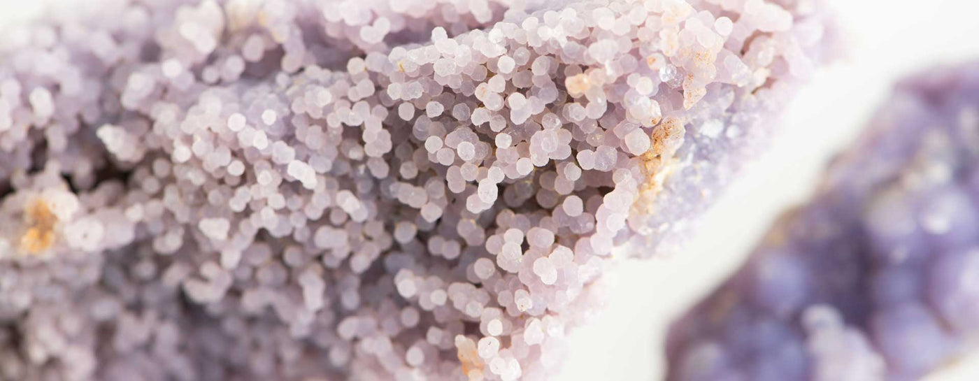 Grape Agate Crystal Drop