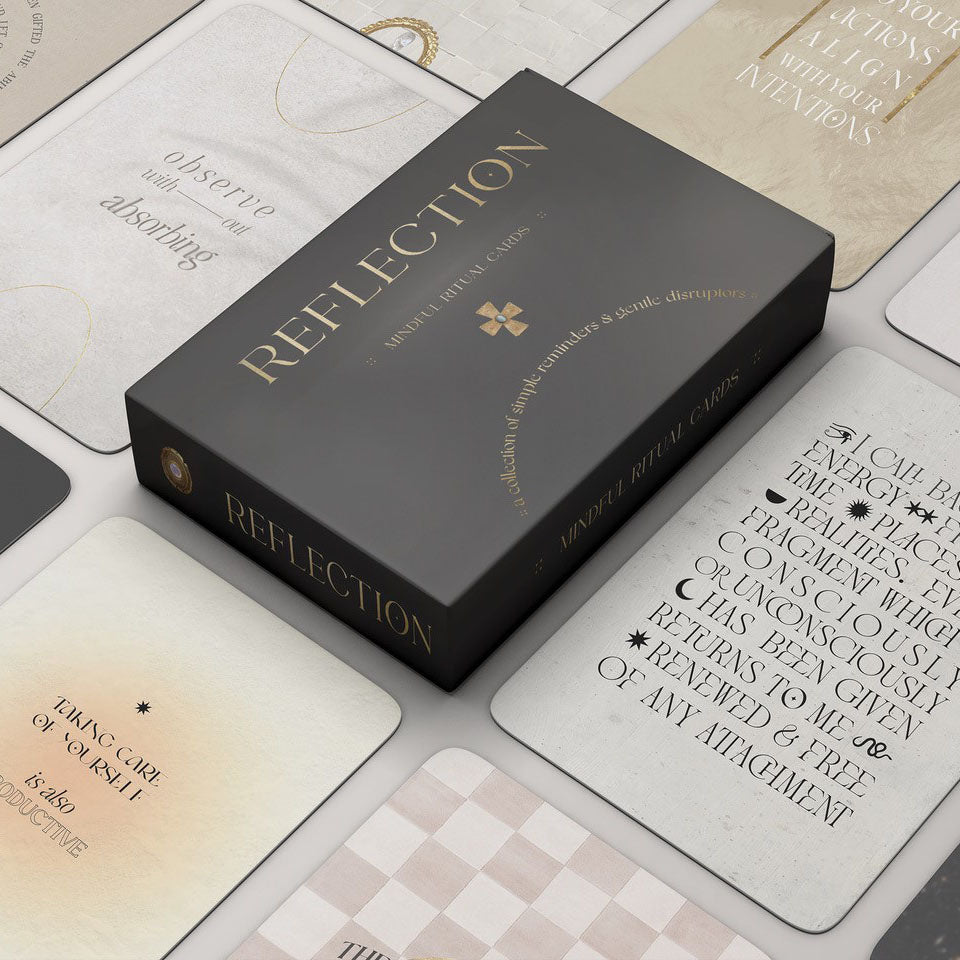 Reflection Mindful Ritual Cards by Prism + Fleur