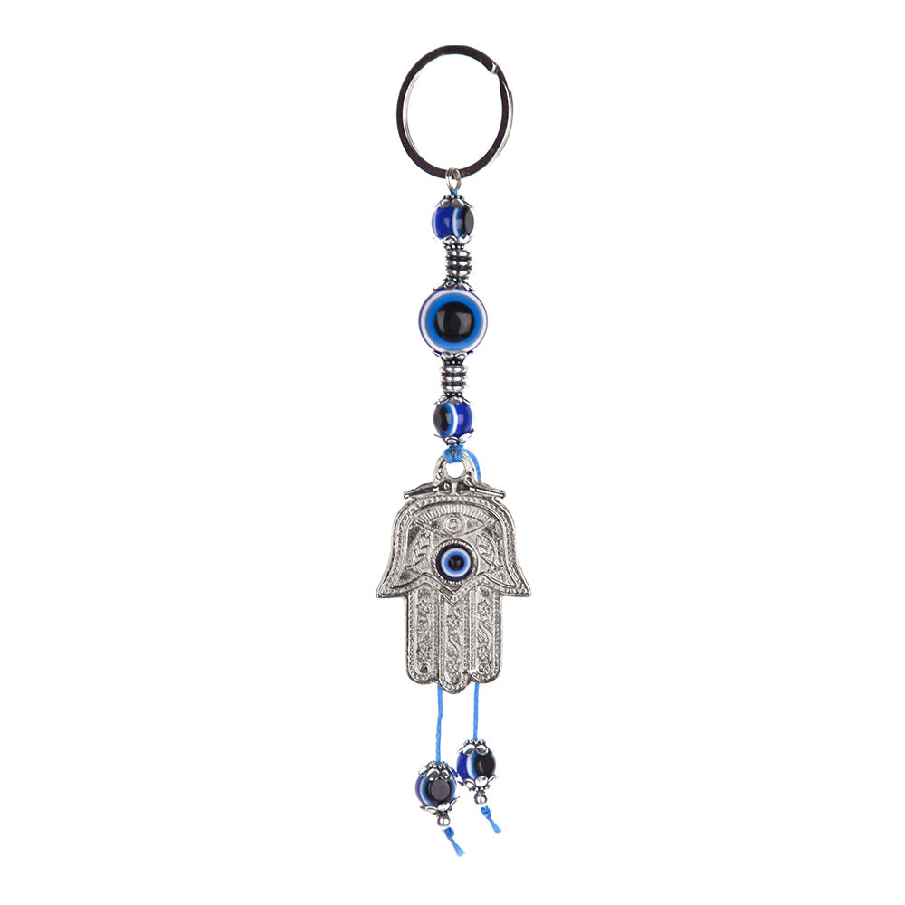 Evil Eye with Hamsa Key Ring