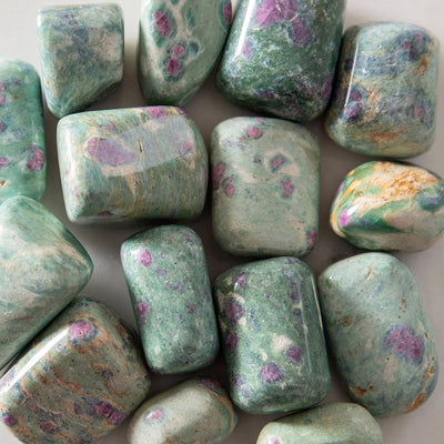 Ruby Fuchsite Tumble Stone
