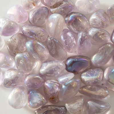 Aura Amethyst Tumble Stone