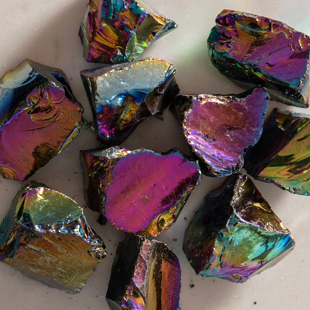Titanium Black Obsidian Rough Specimen