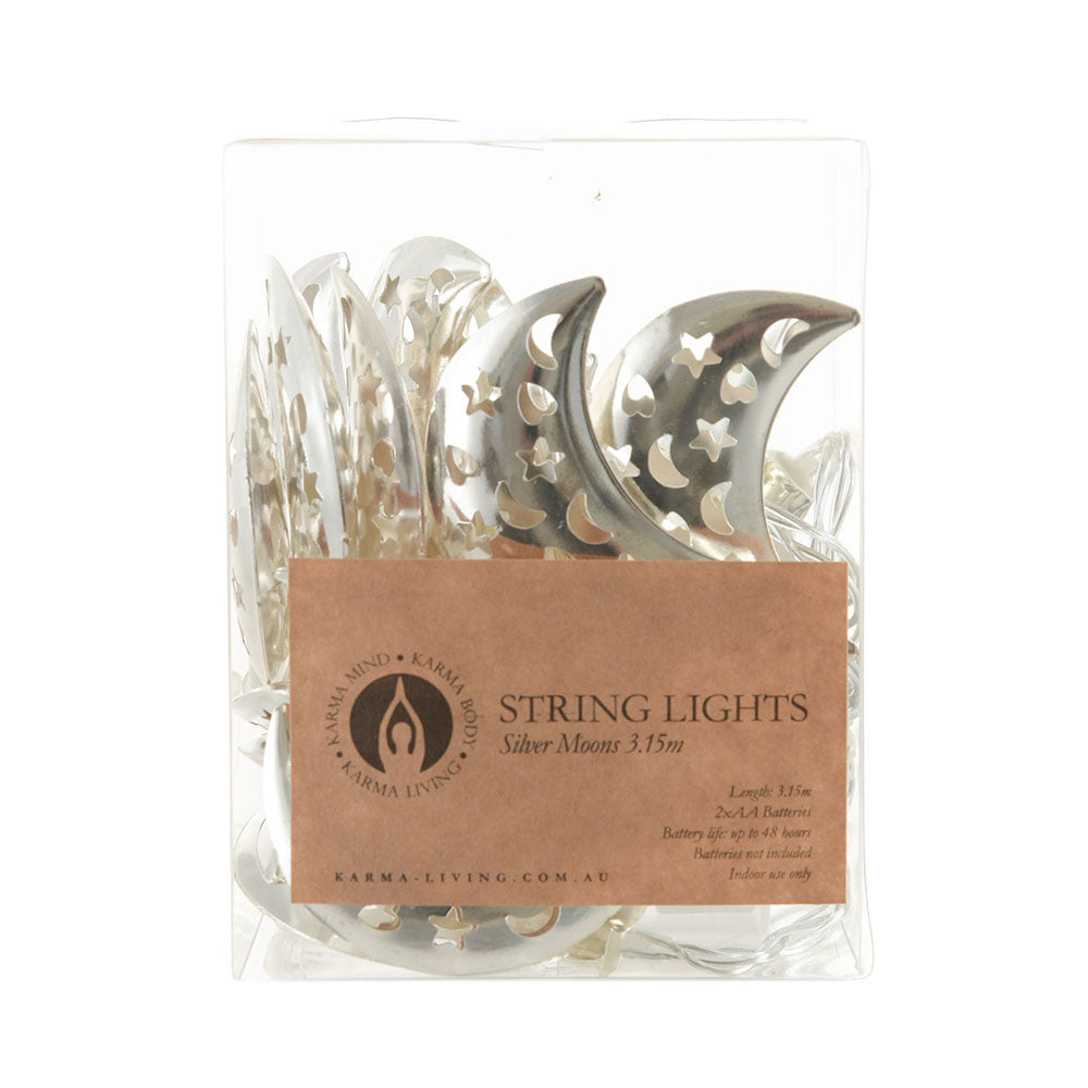 Silver Moon String Lights