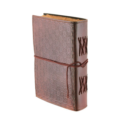 Leather Journal Ganesha Wrap Closure 18cm