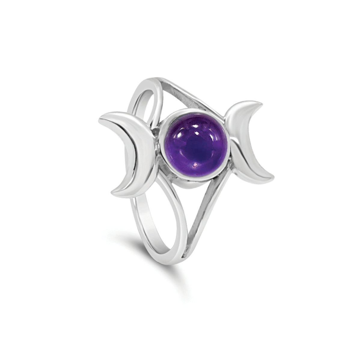 Triple Goddes Amethyst Ring