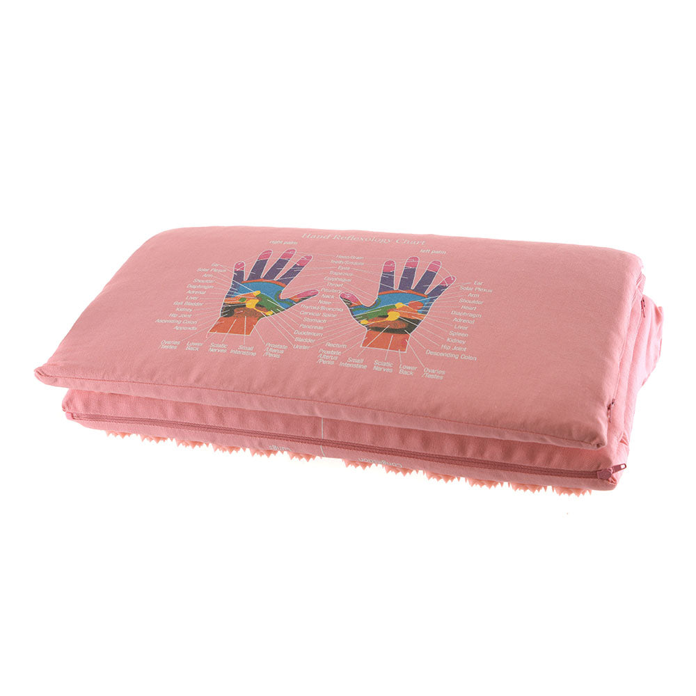 Acupressure Mat Threefold Pink with Pink Spike 71cm