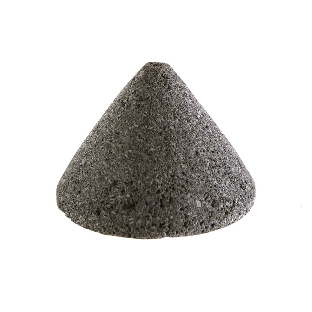 INCENSE HOLDER Lava Stone Conical 6x4.5cm