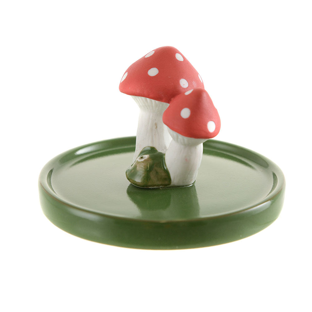 Ceramic Incense Holder Mushroom