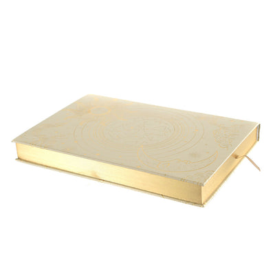 Faux Leather Journal Cream Sun & Moon