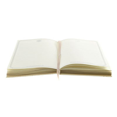 Faux Leather Journal Cream Sun & Moon