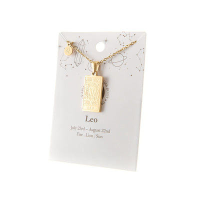 Zodiac Gold Plated Necklace - Karma Living