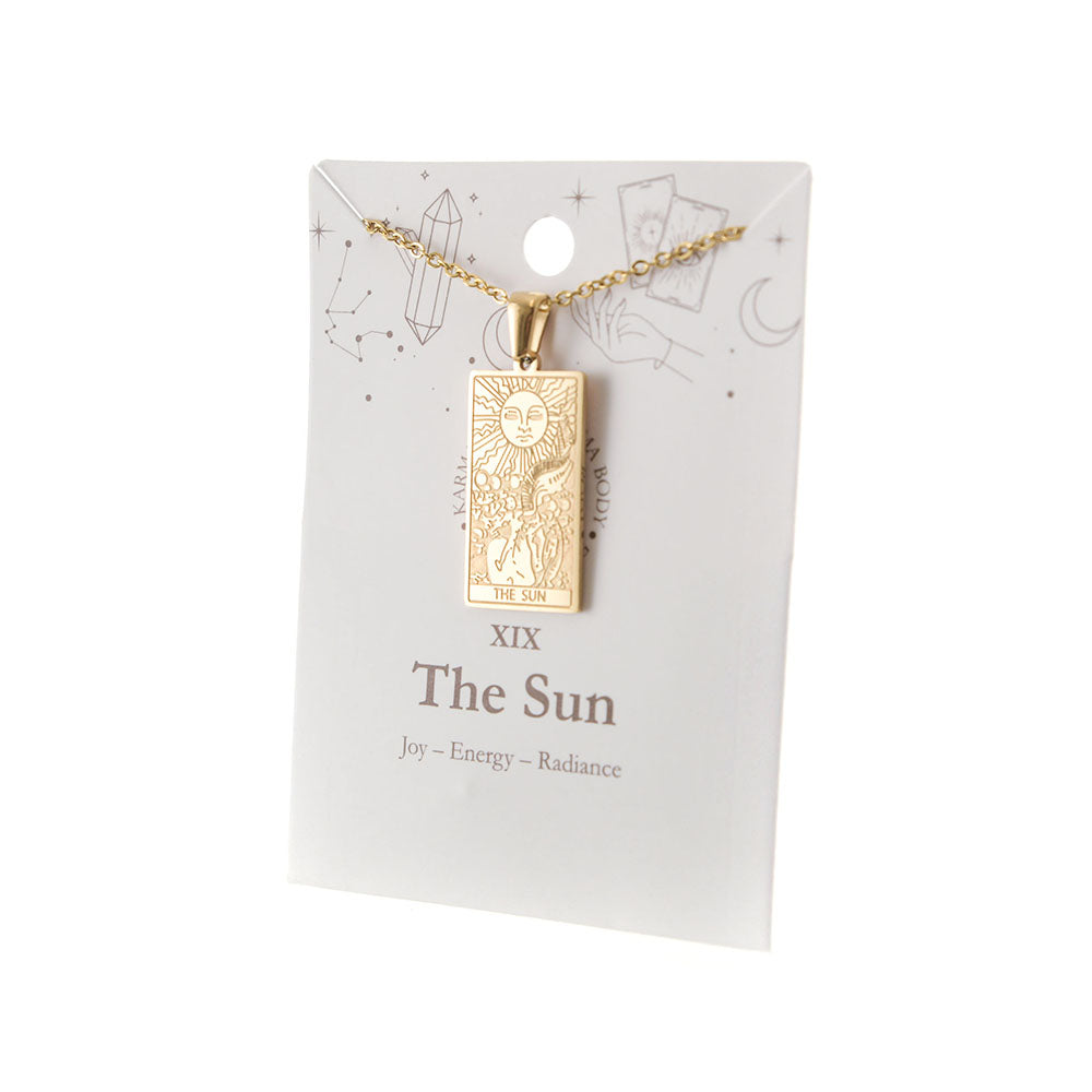 Tarot Gold Plated Necklace