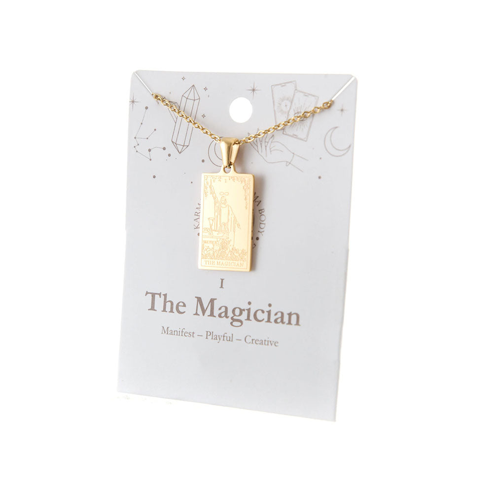 Tarot Gold Plated Necklace