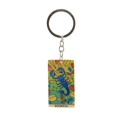 Retro Zodiac Keyring - Karma Living