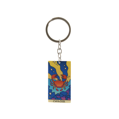 Retro Zodiac Keyring - Karma Living