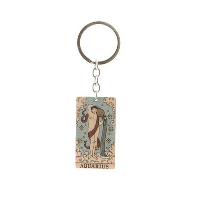 Celestial Zodiac Keyring - Karma Living