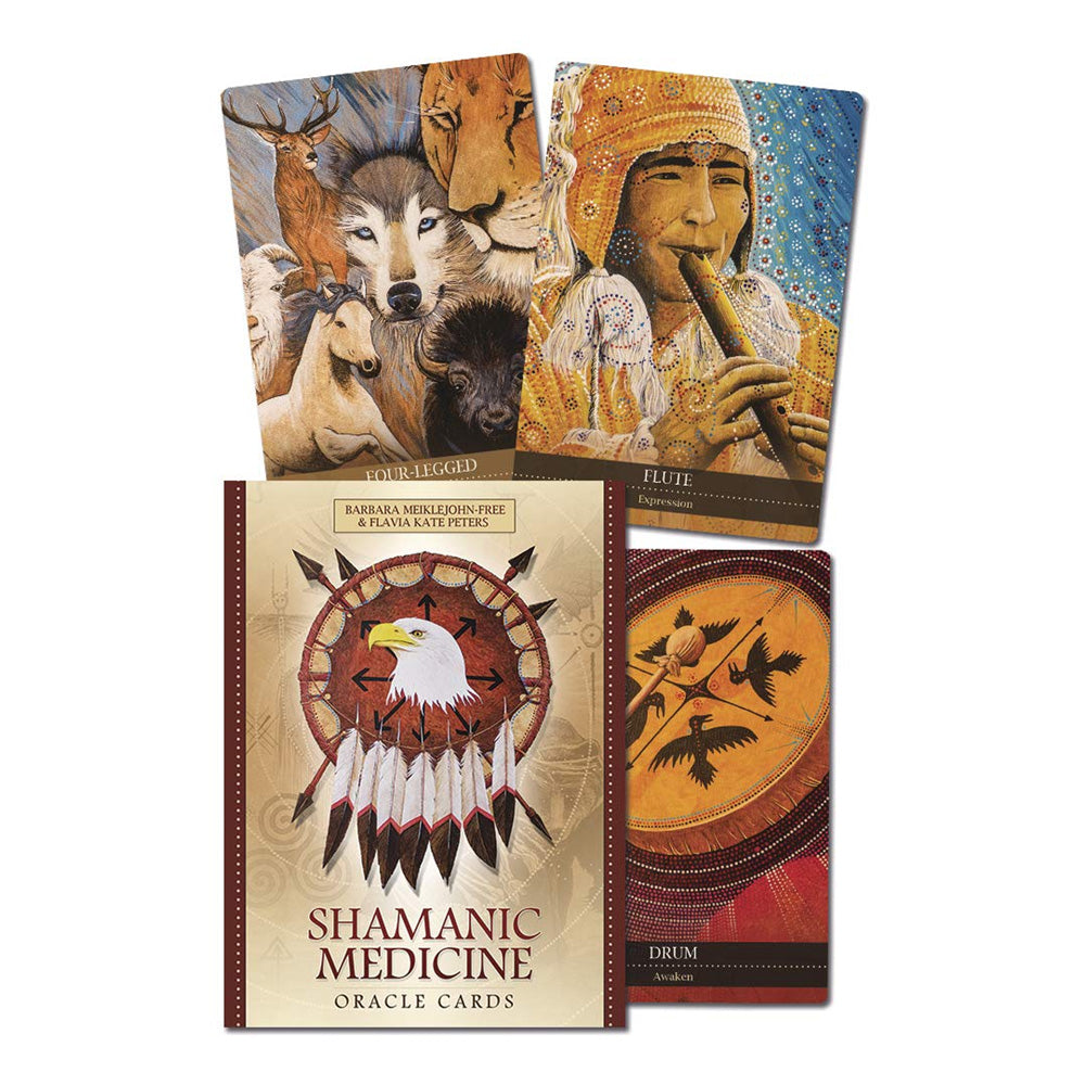 Shamanic Medicine Oracle Cards By Barbara Meiklejohn-Free