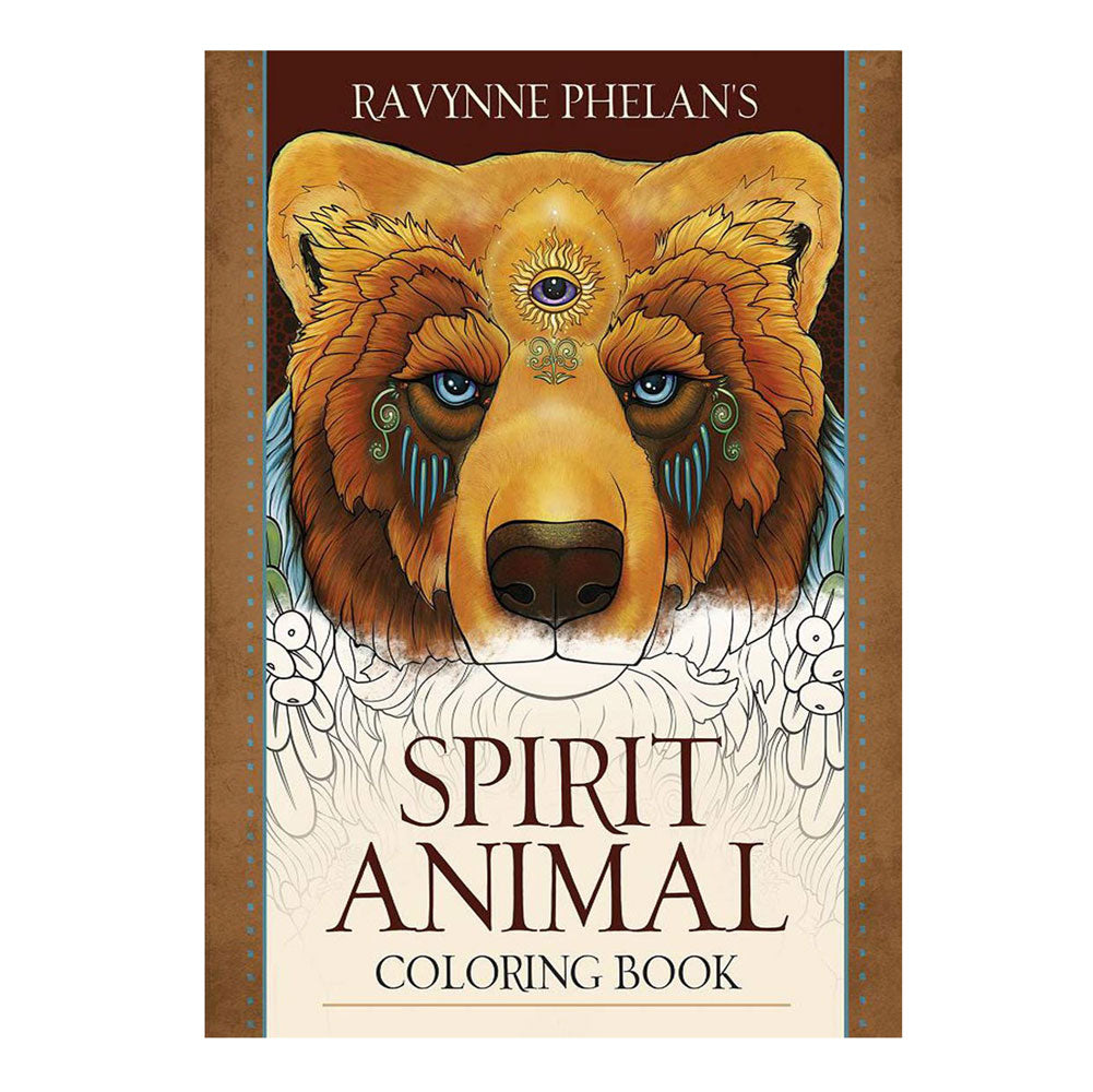 Spirit Animal Colouring Book By Ravynne Phelan