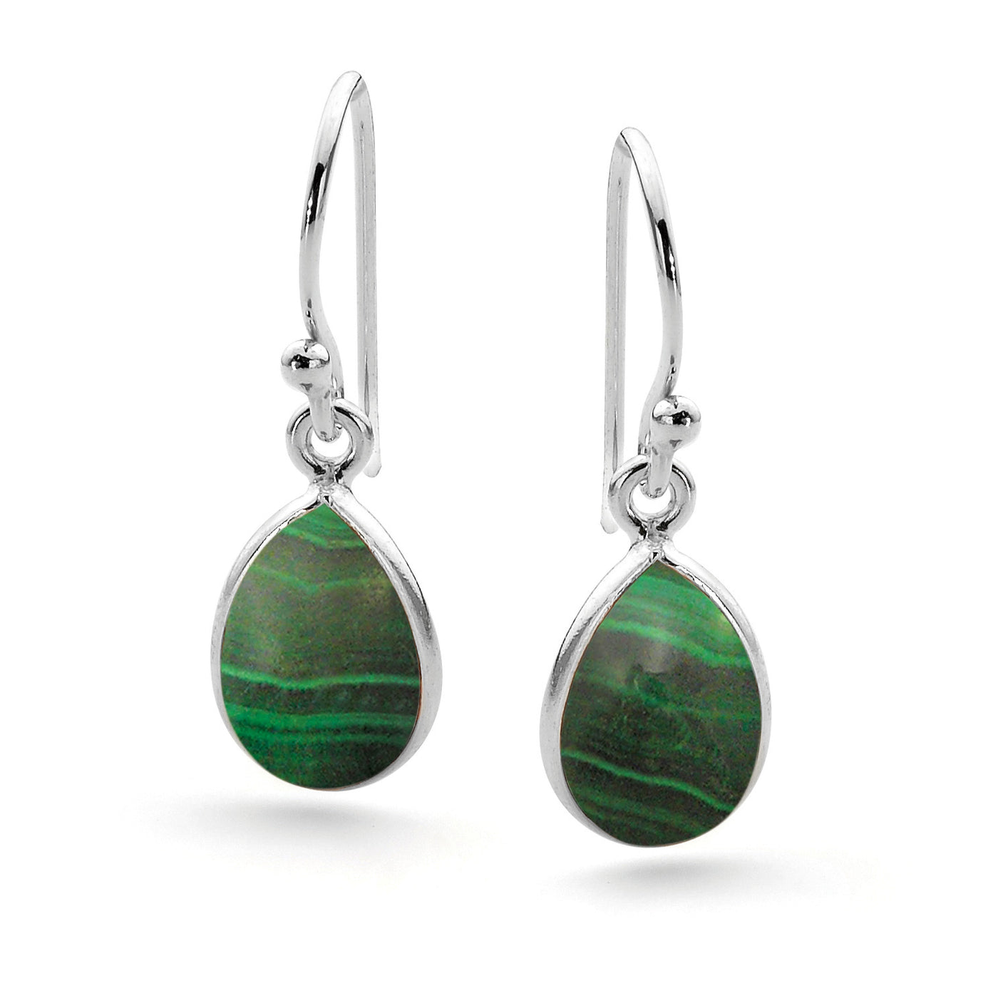 Malachite Drop Earrings SS