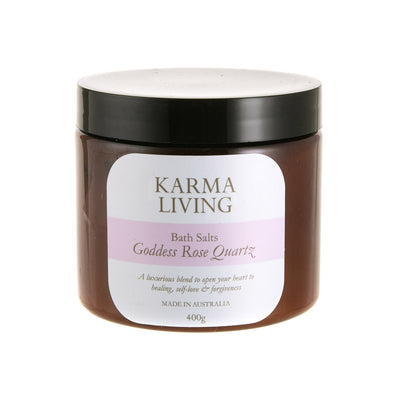Goddess Bath Soak Rose Quartz 400g