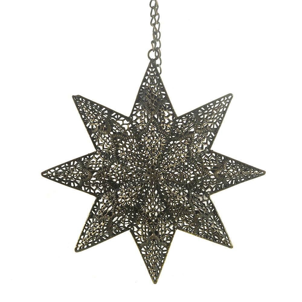 Metal Hanging Star 32cm