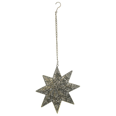 Metal Hanging Star 32cm