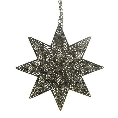 Metal Hanging Star 32cm