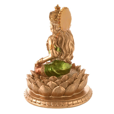 Lakshmi Statue Bronze Colour 16cm