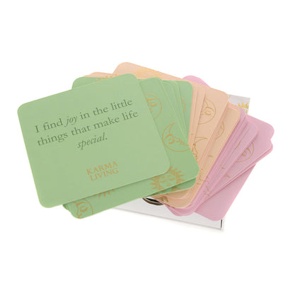 Karma Living Gratitude Affirmation Cards