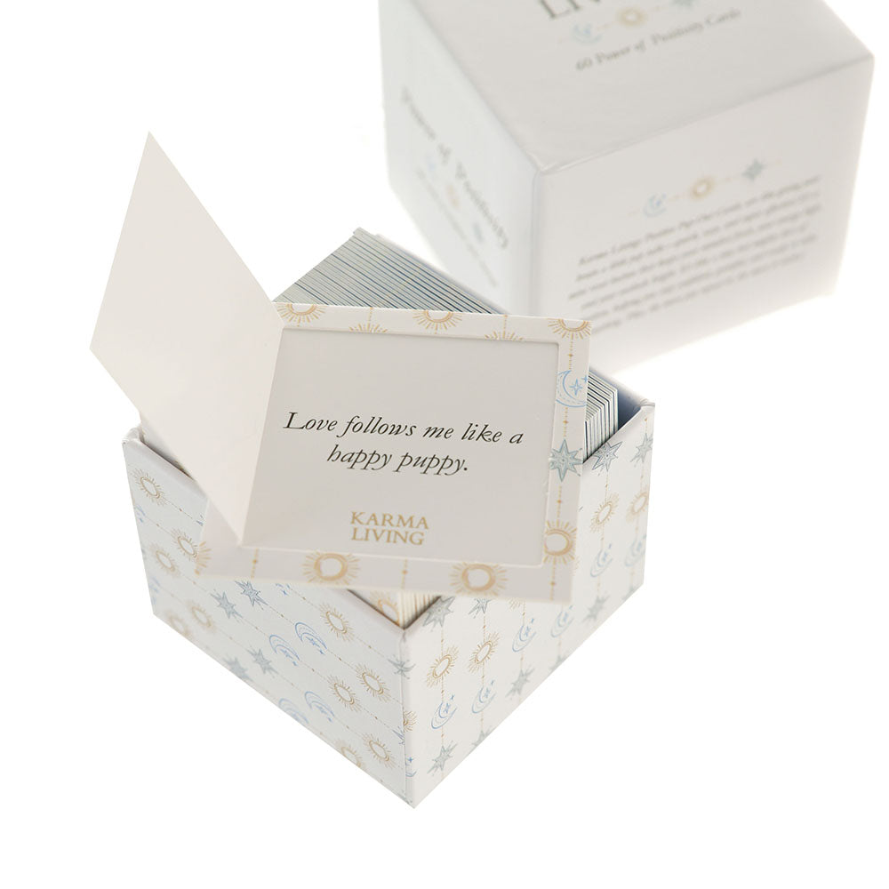 Karma Living Power of Positivity Affirmation Cards