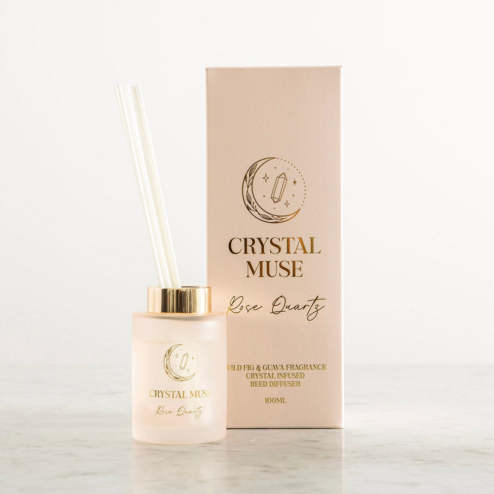 Crystal Muse Rose Quartz Diffuser 100ml