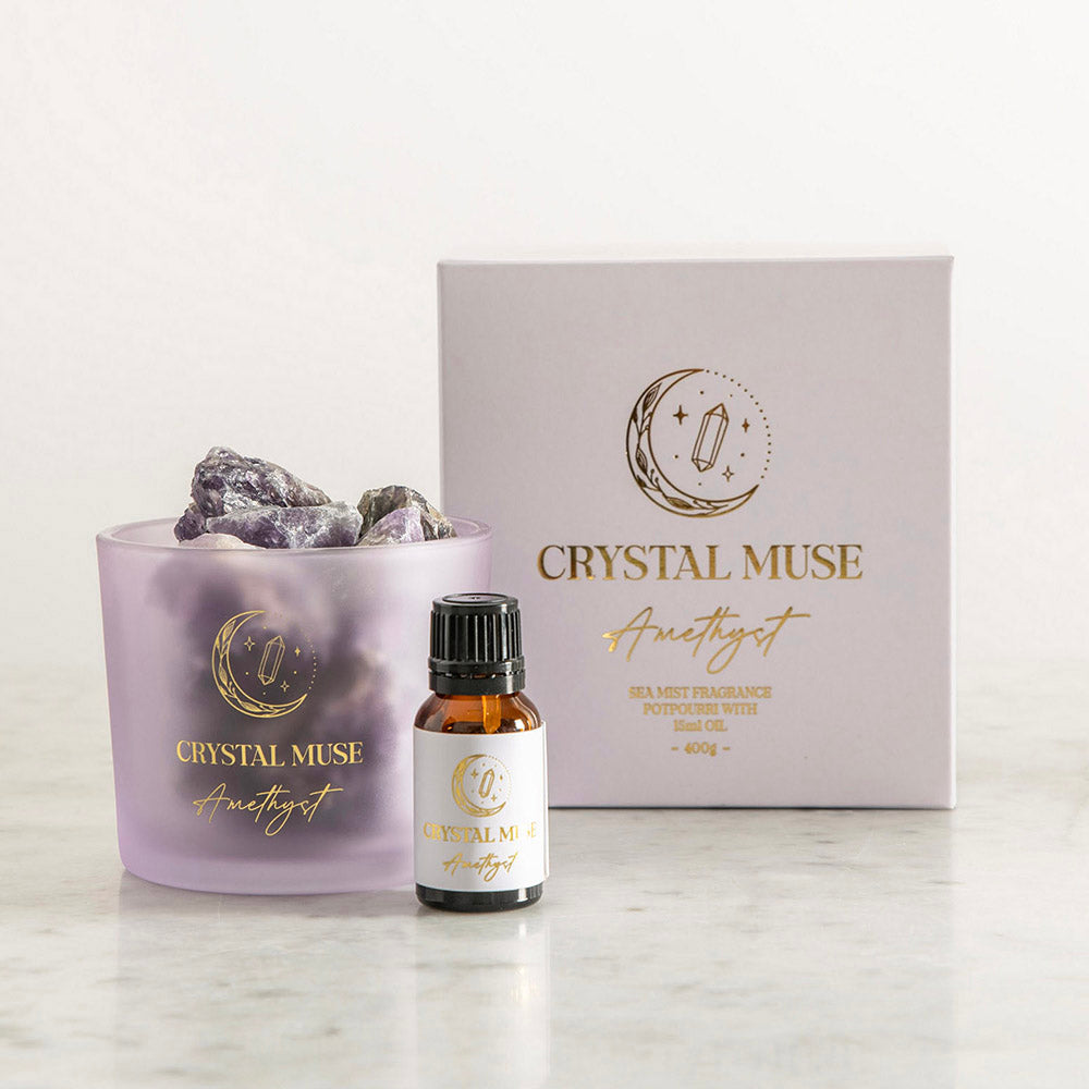 Crystal Muse Amethyst Potpourri 400g with Oil