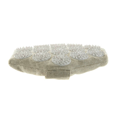 Acupressure Mitt Natural with White Spike 20x18cm