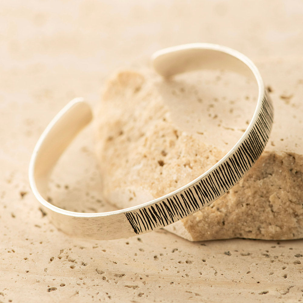 Men's Bangle Silver Plated