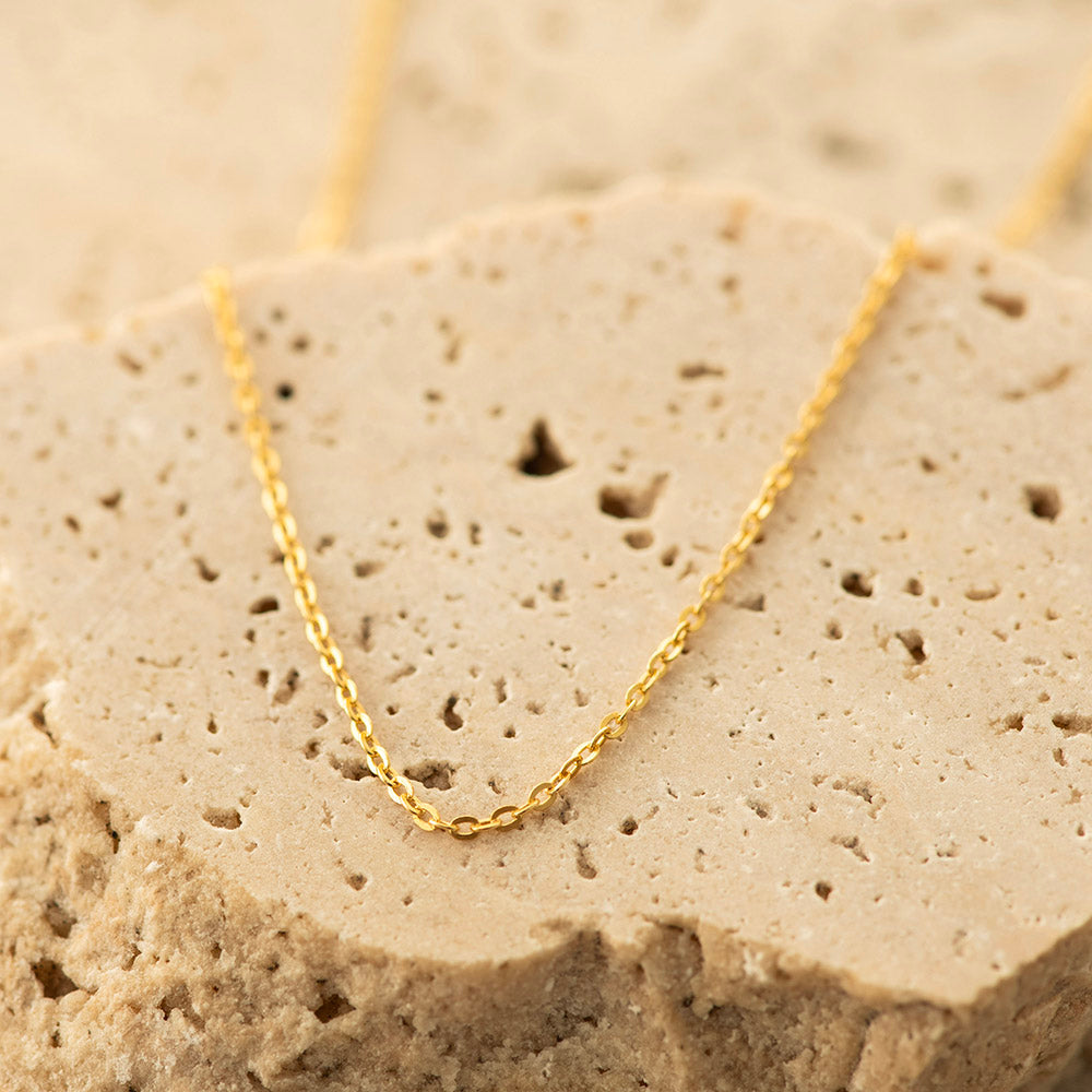 Chain Necklace Silver Gold Plated