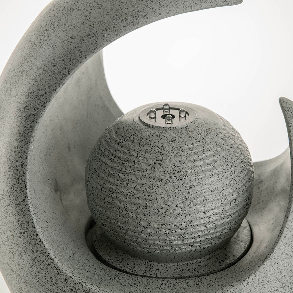 Crescent Water Fountain Statue 32x26cm