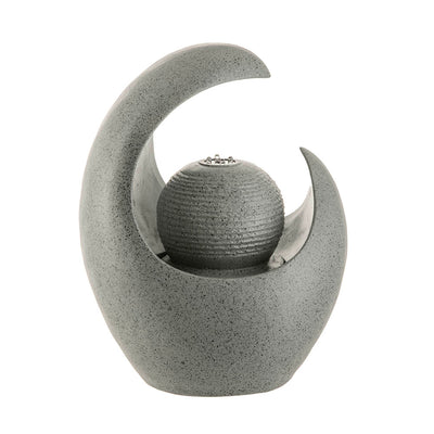 Crescent Water Fountain Statue 32x26cm