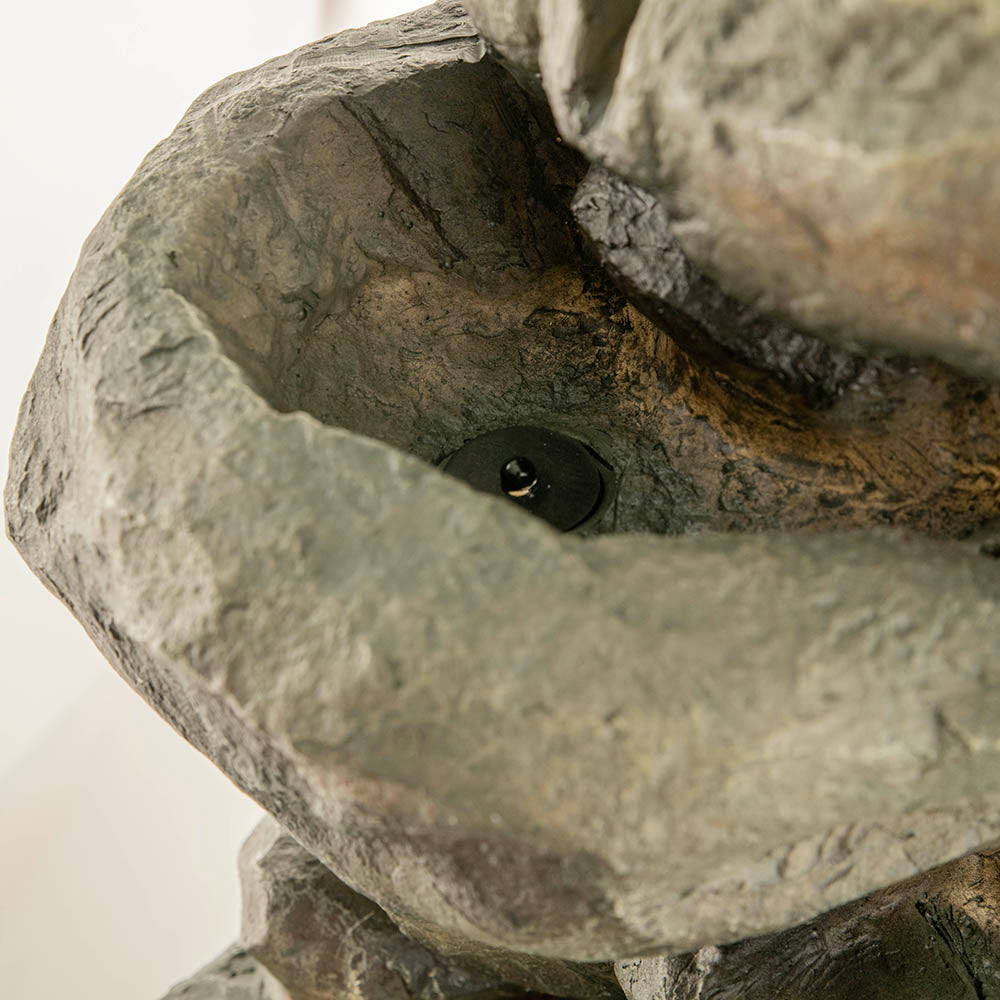 Pebble Water Fountain Statue 41x29cm