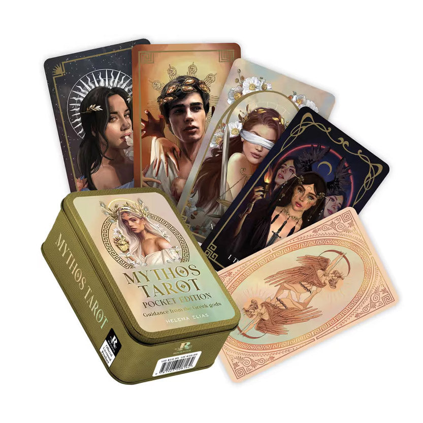 Mythos Tarot Pocket Tin by Helena Elias