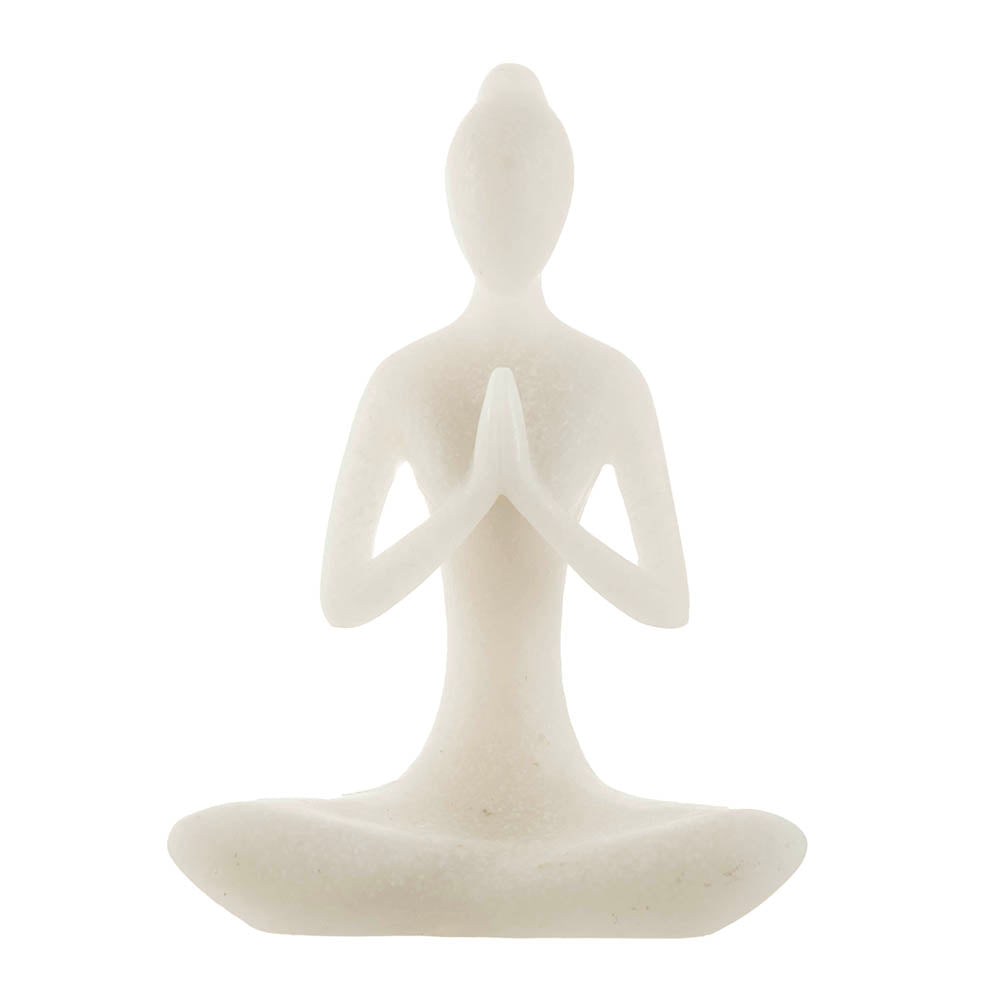 Yoga Pose Prayer Hands Statue 20x15cm
