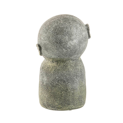 Monk Japanese Statue Grey 22x12cm