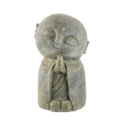 Monk Japanese Statue Grey 22x12cm