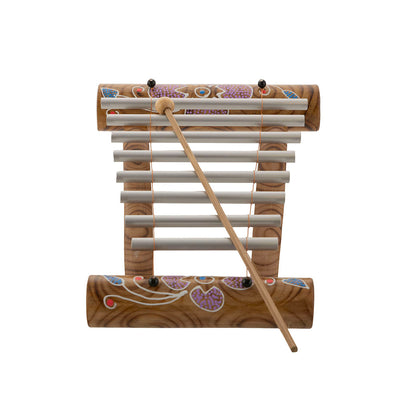 Aluminium & Bamboo Xylophone 28x20cm