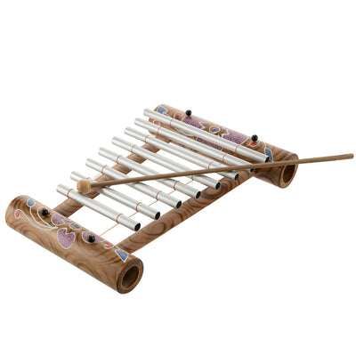 Aluminium & Bamboo Xylophone 28x20cm