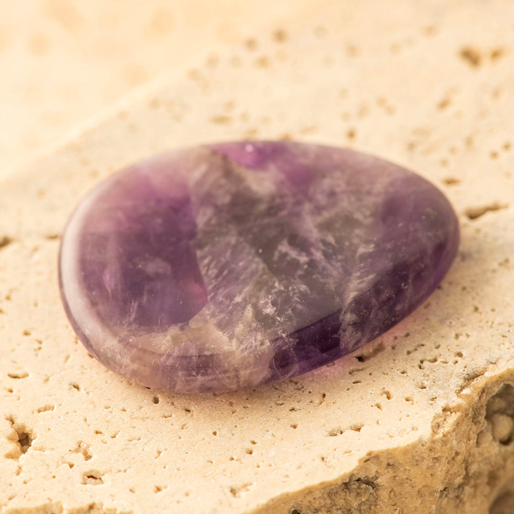 Amethyst Oval Worry Stone