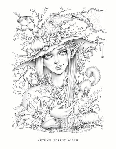 Little Folk Colouring Book by Christine Karron
